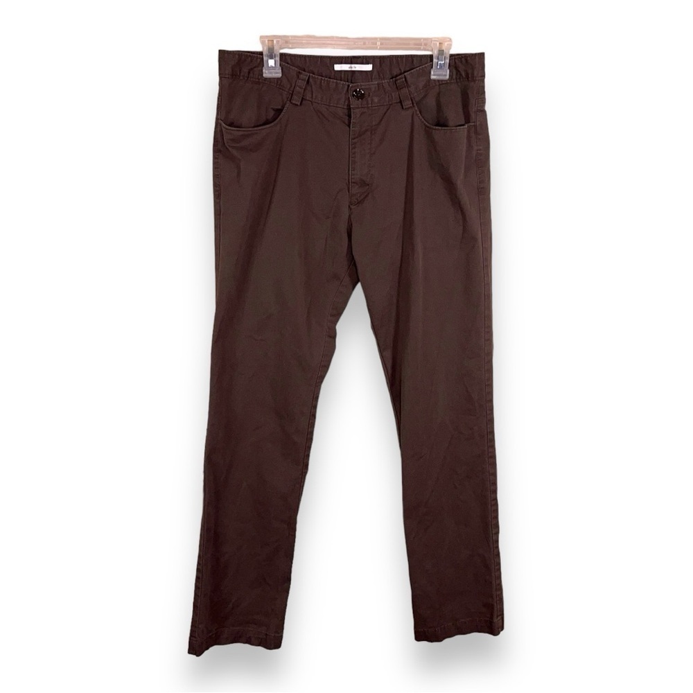 33x32 CALVIN KLEIN GREY/BEIGE PANTS MENS KHAKIS COTTON CASUAL